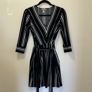 Navy Striped Dress size XS